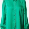 Vila Overhemden Blouse Dames Groen -Vila 3de7dc832bd79ae2fa00d993edf8448e