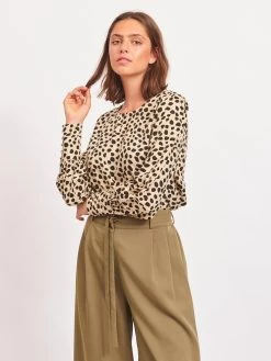 Vila Blouseshirts Blouse Vish Dames Sand -Vila 3e4a96b437855af25a0f70ab68936caf