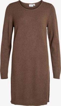 Vila Gebreide Jurken Gebreide Jurk Ril Dames Olijfgroen