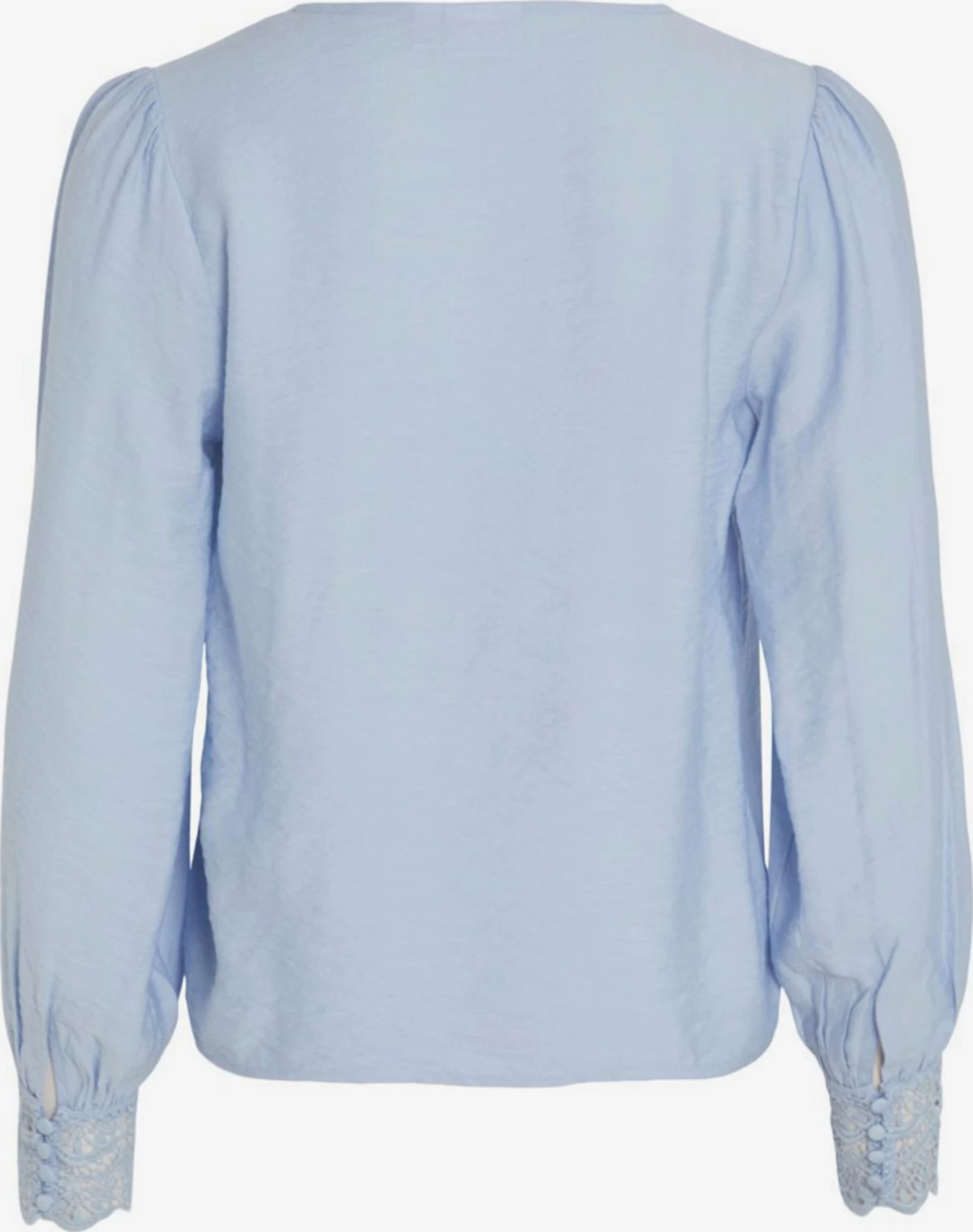 Vila Kanten Blouses Blouse Dames Blauw 4 Vila Kanten Blouses Blouse Dames Blauw - Afbeelding 2