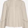 Vila Overhemden Blouse NEMEA Dames Beige