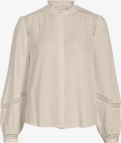 Vila Overhemden Blouse NEMEA Dames Beige