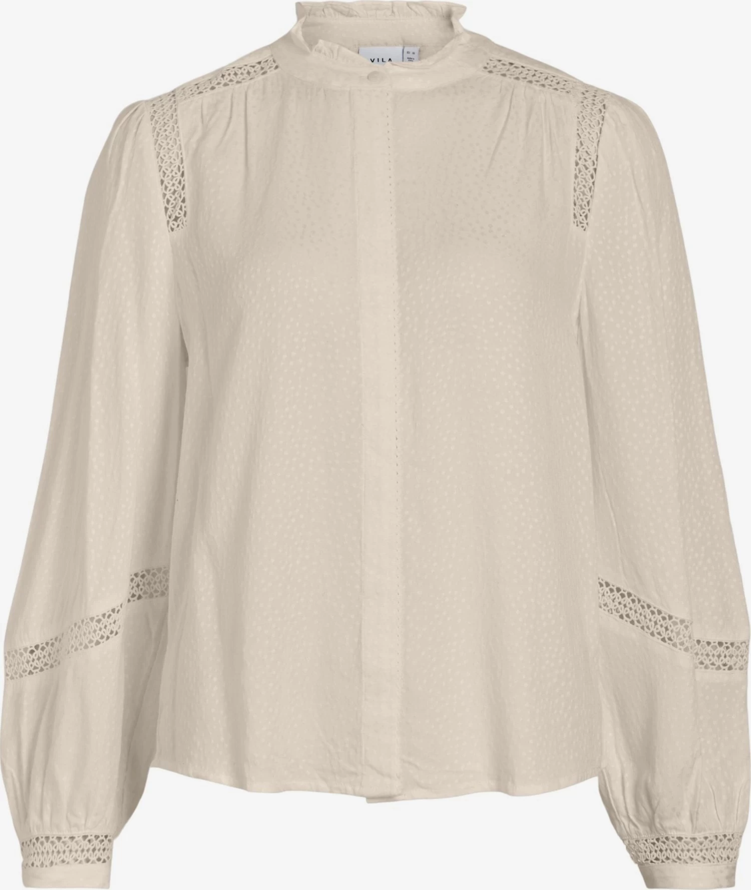 Vila Overhemden Blouse NEMEA Dames Beige 3 Vila Overhemden Blouse NEMEA Dames Beige
