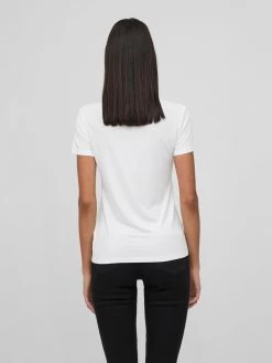 Vila T-shirts Shirt DAISY Dames Wit -Vila 3f47148a75cfa4ebb7e06a736460adab