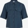 Vila Overhemden Blouse Dames Donkerblauw 2 Vila Overhemden Blouse Dames Donkerblauw -Vila 3f5f9c0ba6d8594840b27882faced7d1