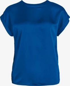 Vila T-shirts Shirt VIELLETTE Dames Donkerblauw