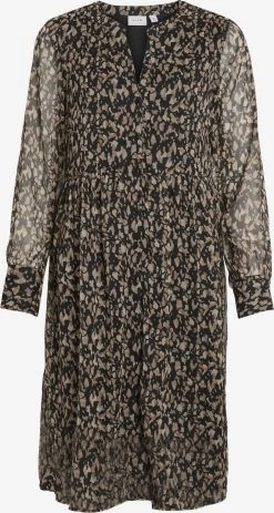 Vila Blousejurken Blousejurk Falia Dames Zwart