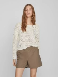 Vila Fijngebreide Truien Trui Dames Beige 10 Vila Fijngebreide Truien Trui Dames Beige -Vila 40a25d59ad103e66a585d2c127a9754b