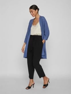 Vila Vesten Gebreid Vest Dames Blauw Gemêleerd -Vila 40ec6ff4238974b50a5512603df6957a