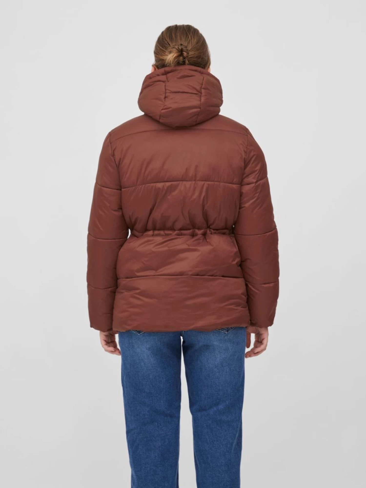 Vila Winterjassen Winterjas Petite Dames Bruin 6 Vila Winterjassen Winterjas Petite Dames Bruin - Afbeelding 4