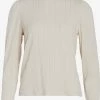 Vila Longsleeves Shirt Dames Wolwit -Vila 41a5a5290aac7f77583d322a488e6672