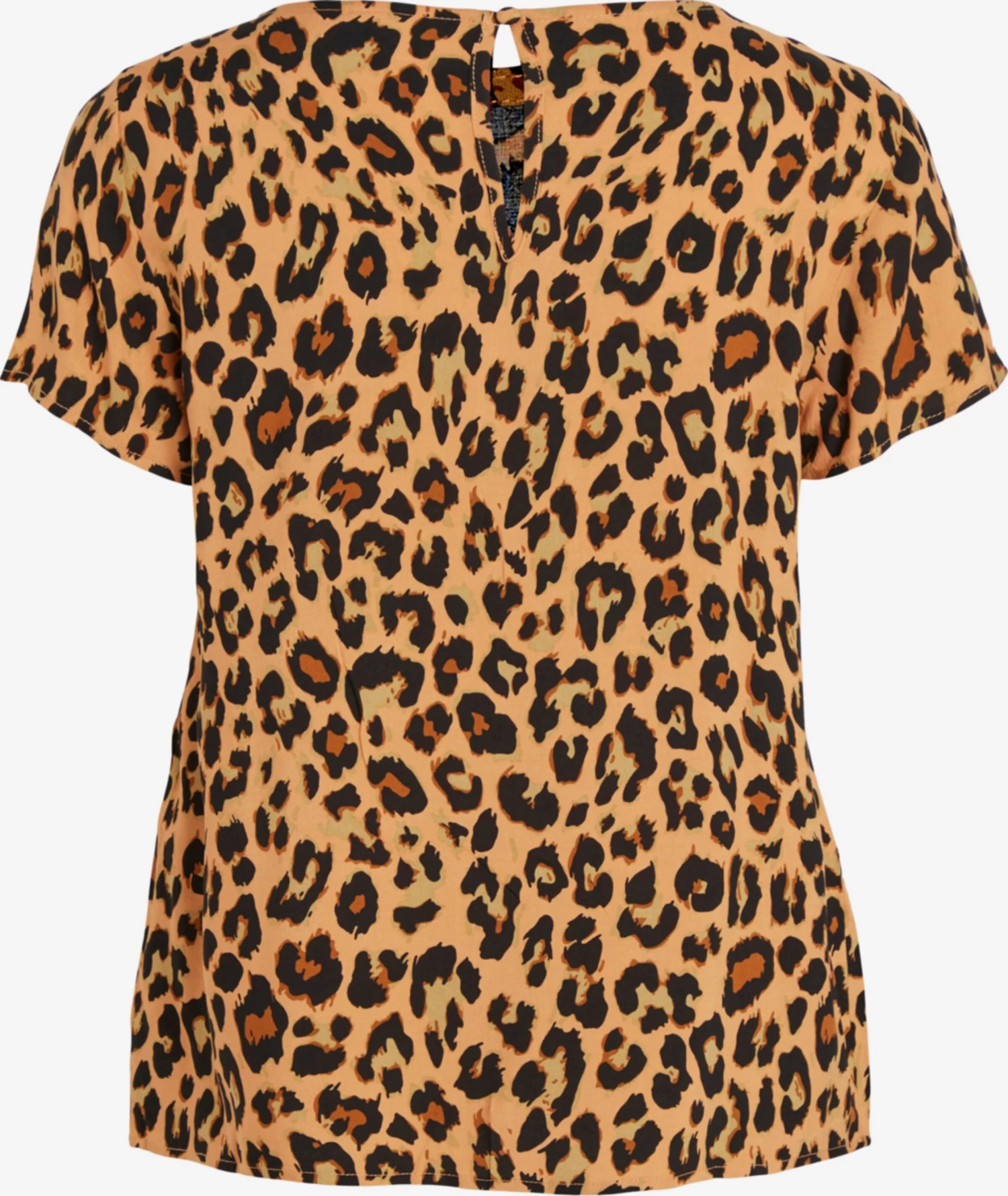 Vila Blouses Met Korte Mouw Blouse PAYA Dames Cognac / Lichtbruin 4 Vila Blouses Met Korte Mouw Blouse PAYA Dames Cognac / Lichtbruin - Afbeelding 2