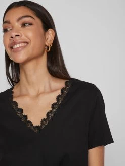 Vila Mini Jurken Jurk Sommi Dames Zwart -Vila 41ffb6b978834428149db1b39ae8f25c