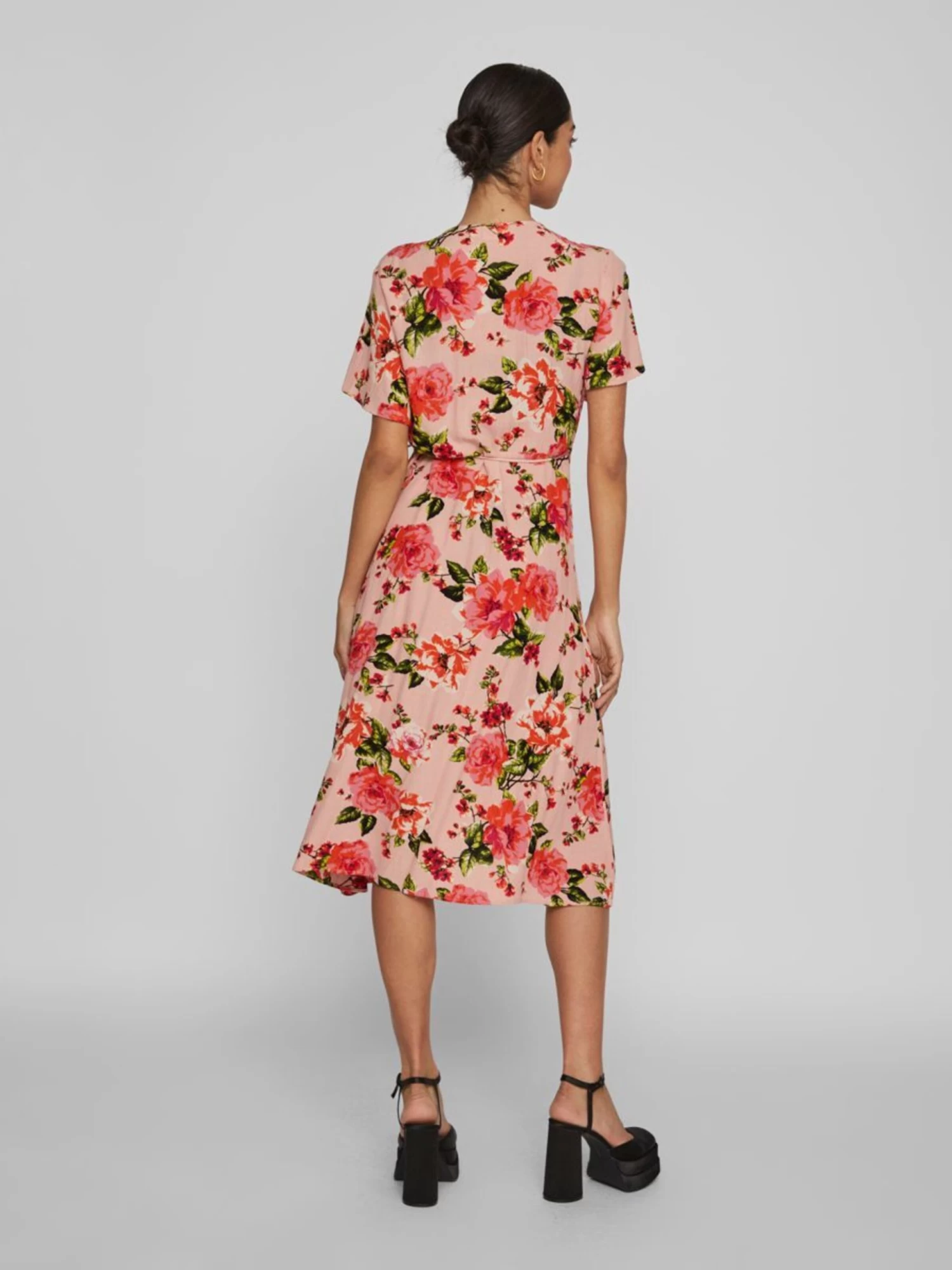 Vila Mini Jurken Jurk Dames Rosa 6 Vila Mini Jurken Jurk Dames Rosa - Afbeelding 4