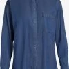 Vila Overhemden Blouse Bista Dames Donkerblauw 1 Vila Overhemden Blouse Bista Dames Donkerblauw -Vila 42f77b95b5a7dca4b00f6fd539ccc3c2