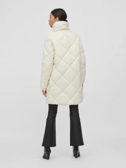 Vila Tussenmantels Tussenmantel Adaya Dames Crème -Vila 431fcc7404435b76aa515b3f59814b56