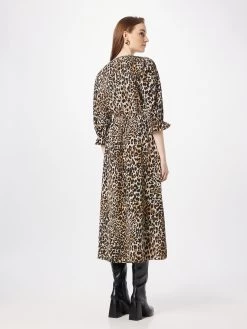 Vila Midi Jurken Jurk YANA Dames Beige / Camel -Vila 43338504886629b66fa5e9b24811f54f