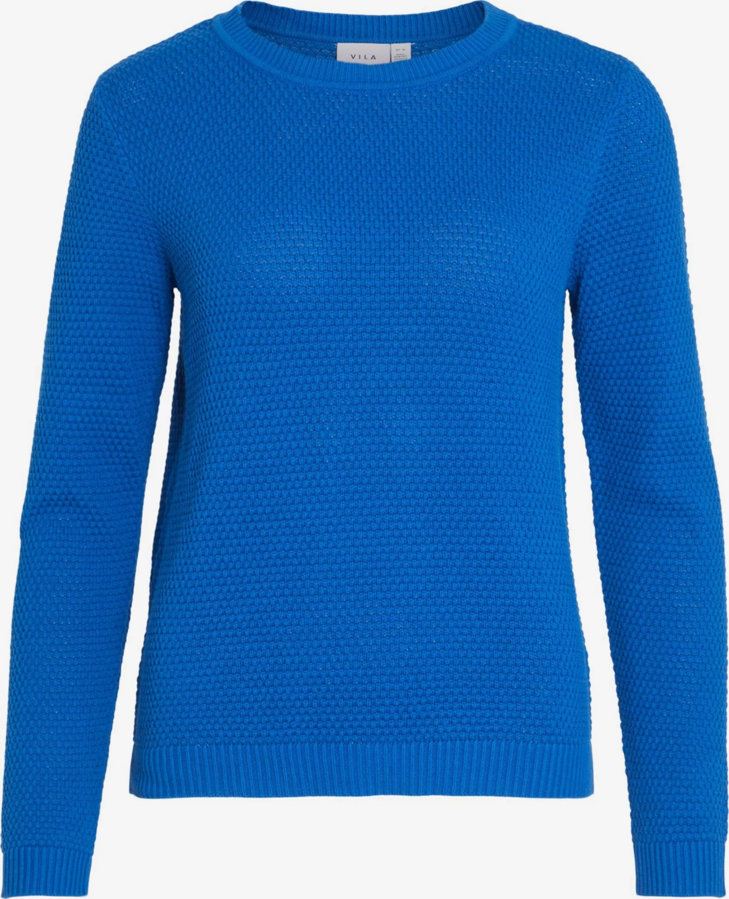 Vila Basic Truien Trui Dalo Dames Blauw 3 Vila Basic Truien Trui Dalo Dames Blauw
