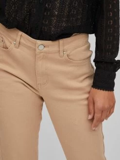 Vila Straight Regular Jeans STRAY Dames Donkerbeige 13 Vila Straight Regular Jeans STRAY Dames Donkerbeige -Vila 4413d71dd4a0e702475daffa1fb57da8