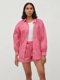 Vila Overhemden Blouse Fabio Dames Lichtroze -Vila 44cf37afa1558475c20f948e6ece134f