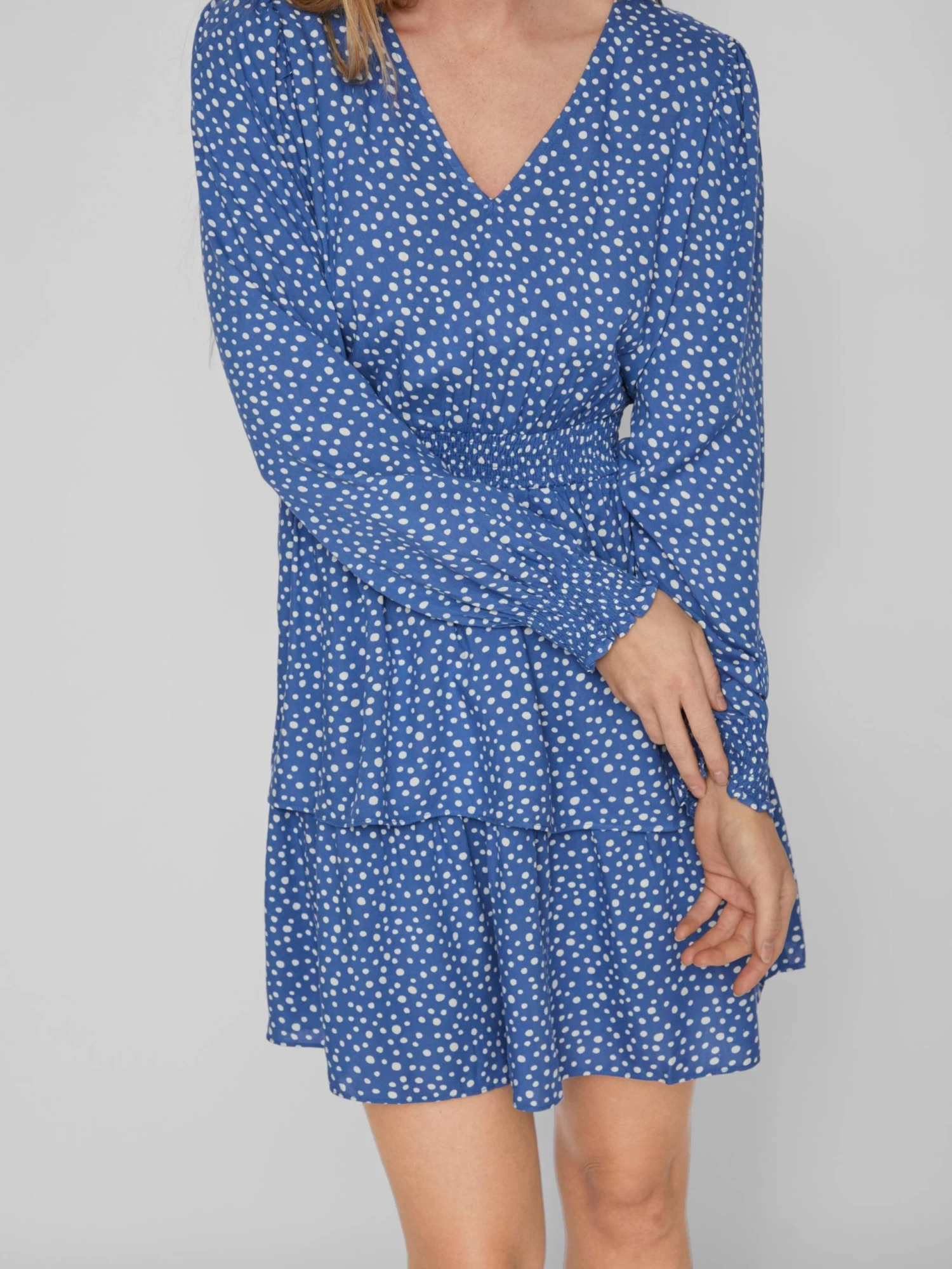 Vila Mini Jurken Jurk Dames Royal Blue/koningsblauw 8 Vila Mini Jurken Jurk Dames Royal Blue/koningsblauw - Afbeelding 6