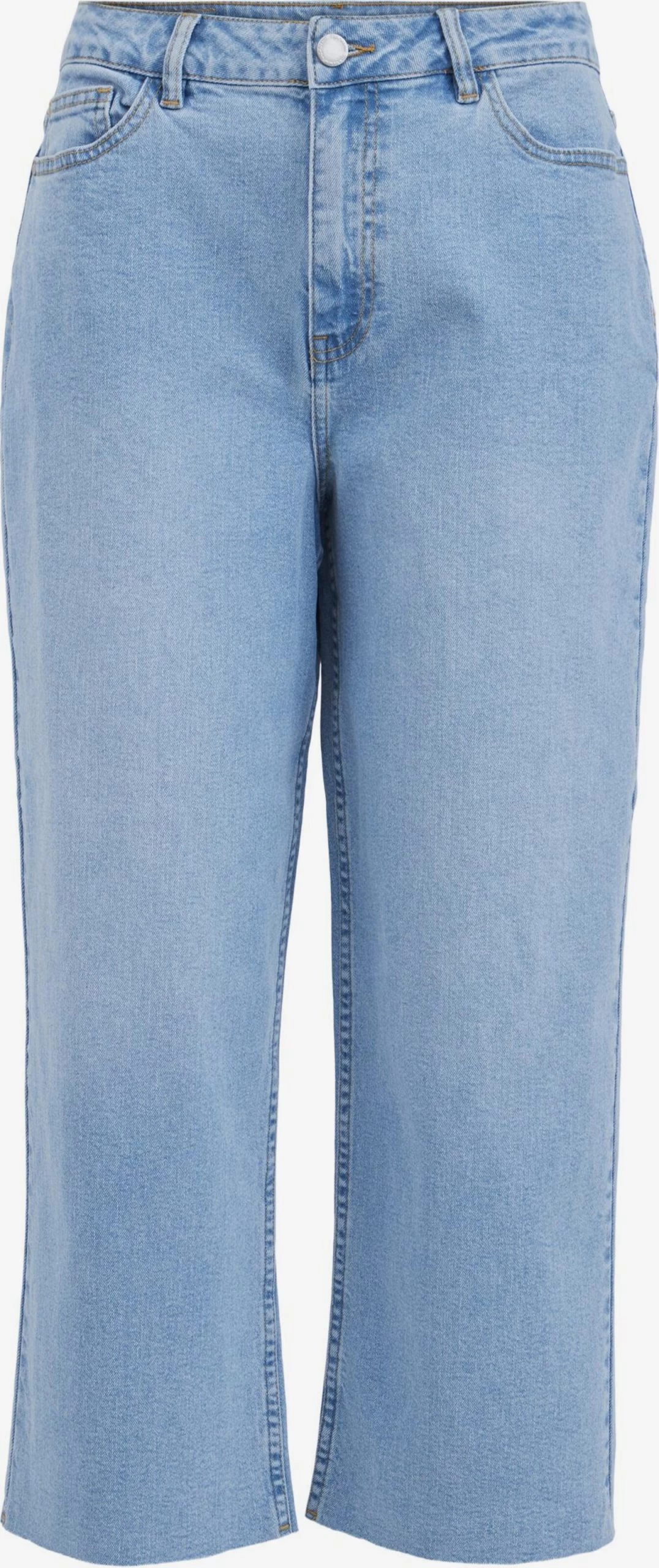 Vila Wide Leg Wide Leg Jeans Neina Dames Blauw 3 Vila Wide Leg Wide Leg Jeans Neina Dames Blauw