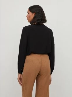 Vila Kanten Blouses Blouse Theo Dames Zwart -Vila 467f4a6d9265d94b851b1e6d8c7cae2a