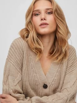 Vila Vesten Gebreid Vest Dames Lichtbeige 15 Vila Vesten Gebreid Vest Dames Lichtbeige -Vila 46fef6d95f552c508d423eabc896e01a