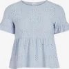 Vila T-shirts Shirt Kawa Dames Pastelblauw -Vila 47302ff041692ba732267a69288ac195