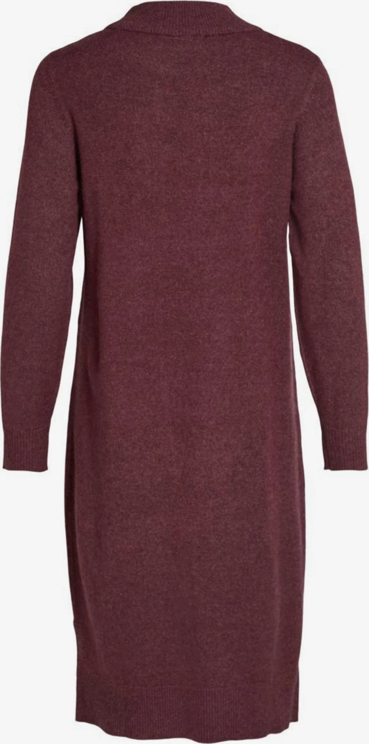 Vila Gebreide Jurken Gebreide Jurk Dames Bessen 4 Vila Gebreide Jurken Gebreide Jurk Dames Bessen - Afbeelding 2