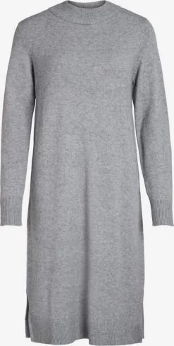 Vila Gebreide Jurken Gebreide Jurk Dames Grijs