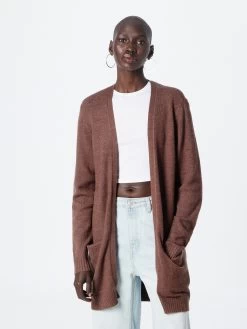 Vila Vesten Gebreid Vest Ril Dames Chocoladebruin -Vila 48ff2f87aa62baf64e3fb54cab3e8041