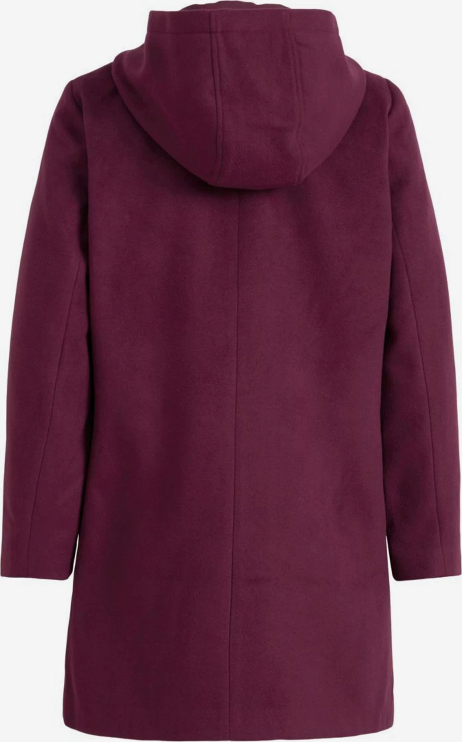 Vila Korte Mantels Tussenmantel Dames Bordeaux 4 Vila Korte Mantels Tussenmantel Dames Bordeaux - Afbeelding 2