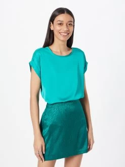 Vila T-shirts Shirt Dames Jade Groen -Vila 4a758960a0adc6a54705a67883dc146e