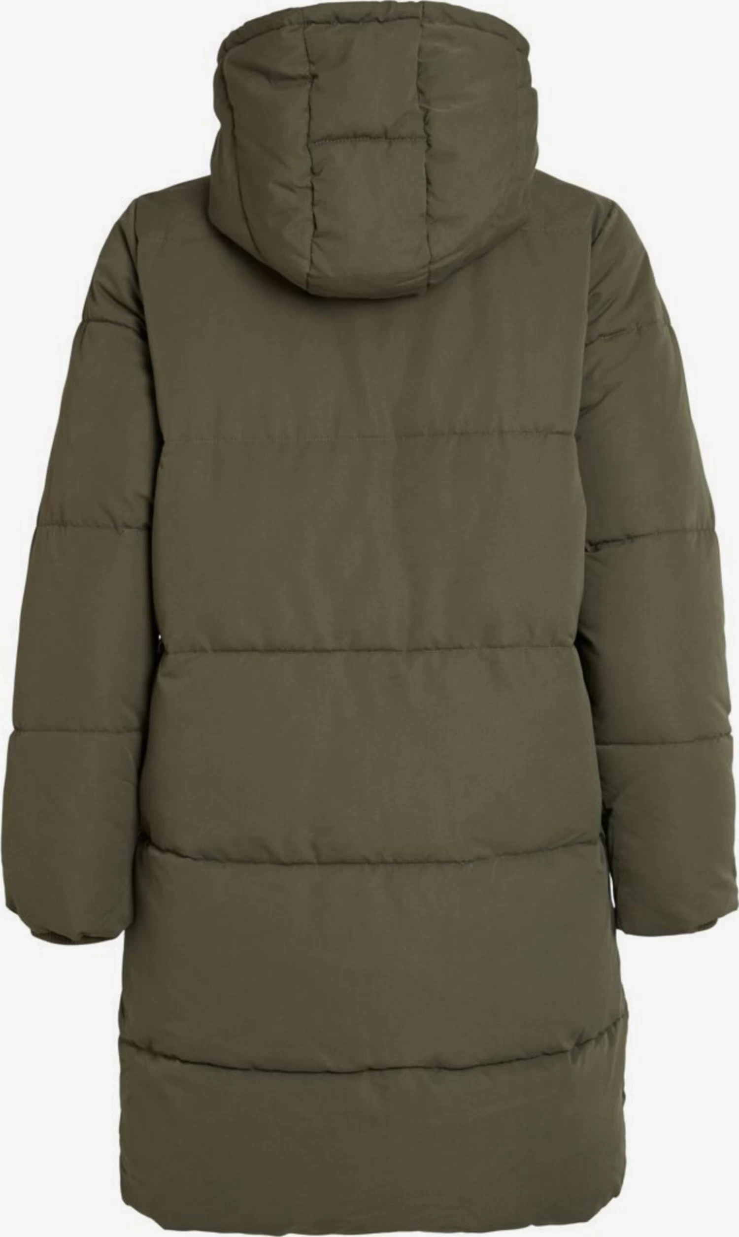 Vila Wintermantels Wintermantel Dames Groen 4 Vila Wintermantels Wintermantel Dames Groen - Afbeelding 2