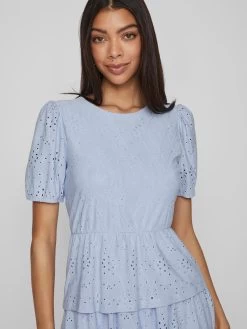 Vila Mini Jurken Jurk Kawa Dames Lichtblauw -Vila 4b1fa8c7c29e0e64a84d6bf2b9d2f7b0