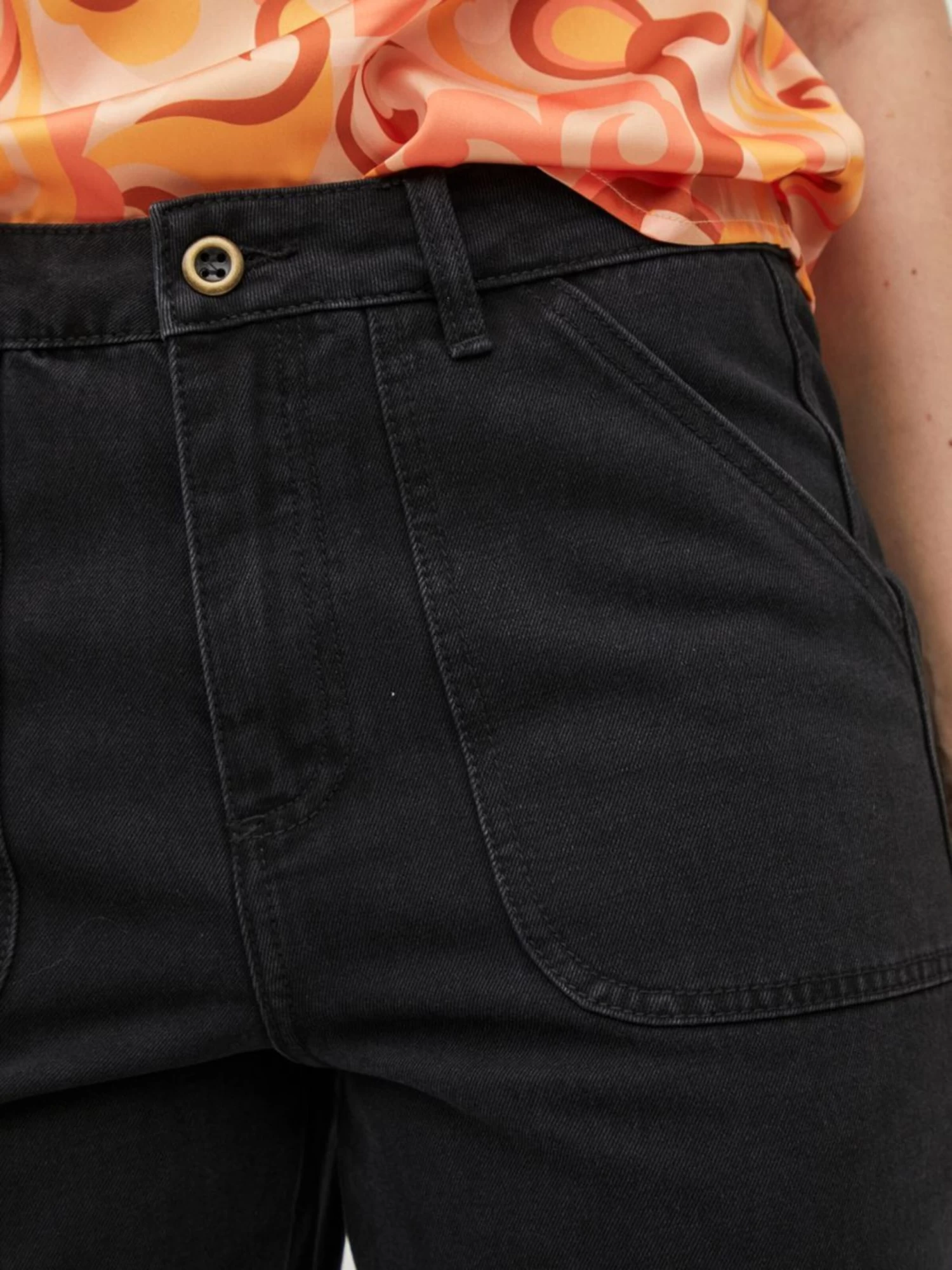 Vila Straight Regular Jeans Dames Zwart 9 Vila Straight Regular Jeans Dames Zwart - Afbeelding 7