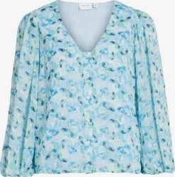 Vila Blouseshirts Blouse Dames Blauw / Navy / Lichtblauw