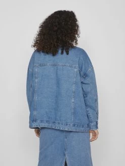 Vila Spijkerjasjes Tussenjas Dames Blauw -Vila 4bb7743299764228ee5a77ff8c3d228d