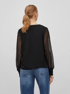 Vila Blouseshirts Blouse Linneas Dames Zwart -Vila 4bfb54756d5ce1273cb5e45ac0276434