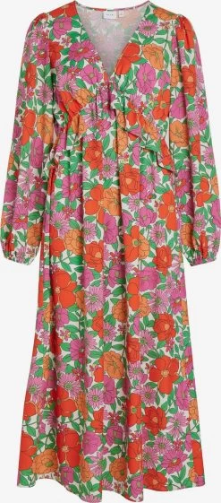 Vila Midi Jurken Jurk ROSA Dames Wit