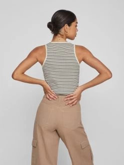 Vila Tanktops Top Abeni Dames Crème -Vila 4ee0f39aa7bbe762387259111f8e4308
