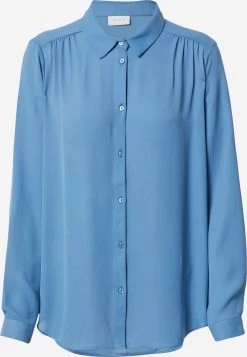 Vila Overhemden Blouse Dames Blauw