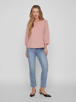 Vila Kanten Blouses Blouse LOUIS Dames Oudroze -Vila 4f5e6ec1a86442312c53d0fe9a05c2f0