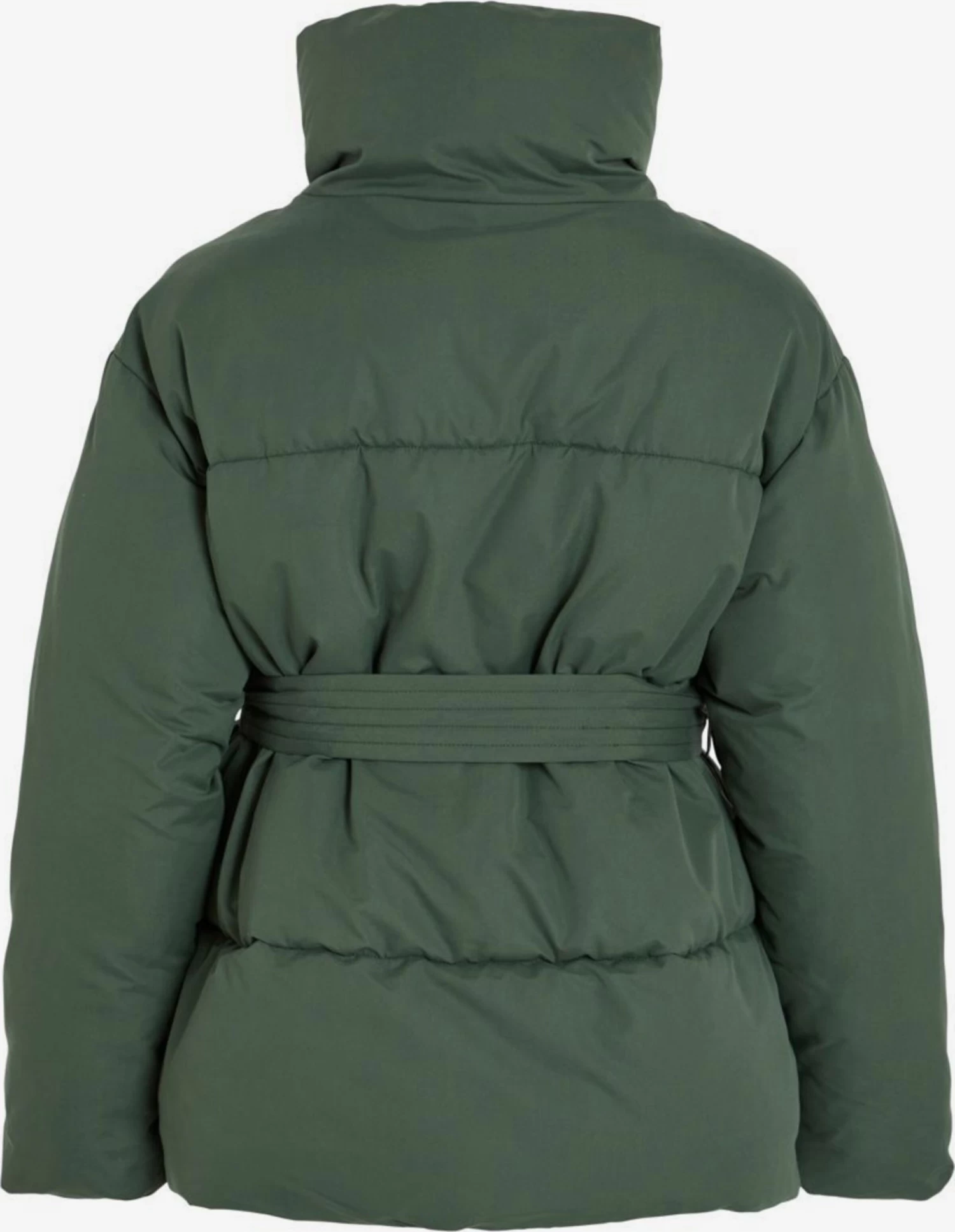 Vila Winterjassen Winterjas Dames Groen 4 Vila Winterjassen Winterjas Dames Groen - Afbeelding 2