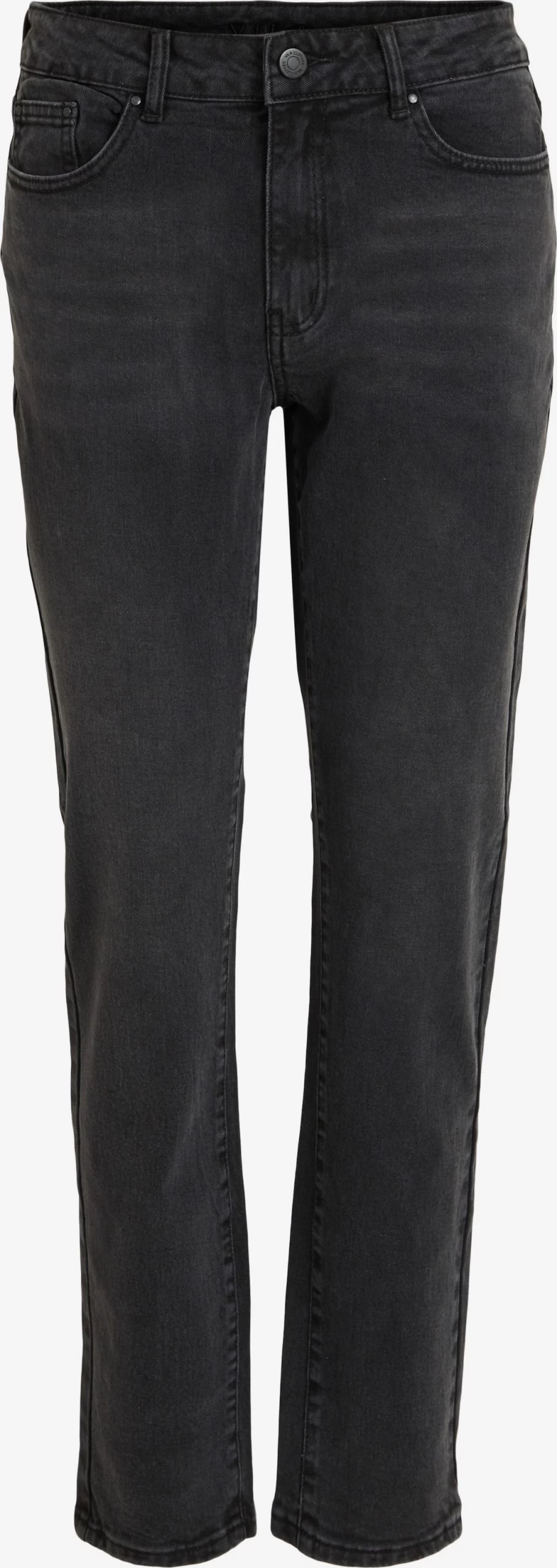 Vila Straight Regular Jeans Stray Dames Zwart 3 Vila Straight Regular Jeans Stray Dames Zwart