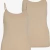 Vila Spaghetti Tops Top Dames Donkerbeige 1 Vila Spaghetti Tops Top Dames Donkerbeige -Vila 50f28228cfda964b3eda29532910c39f