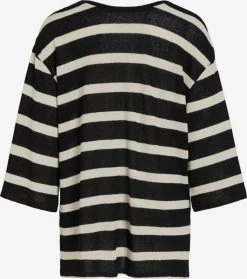 Vila Shirts Met 3/4 Mouw Shirt Dames Beige / Zwart -Vila 5176dab1c6b669494c6e85a650e3a50a