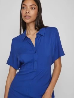 Vila Maxi Jurken Blousejurk Dames Blauw 13 Vila Maxi Jurken Blousejurk Dames Blauw -Vila 535c4a3916146cfebd9afdd3fb269f96