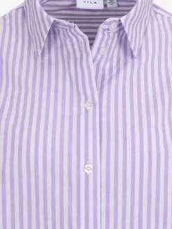 Overhemden Blouse NICOLINE Dames Lila 9 Overhemden Blouse NICOLINE Dames Lila -Vila 5393ba202e8b586e63ec95fc26cf1d6b